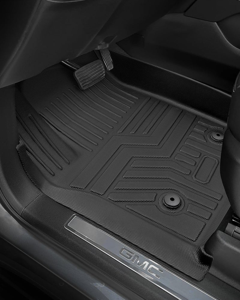 BAMACAR for 2021 2022 2023 2024 GMC Yukon & Chevrolet Chevy Tahoe Floor Mats & Cargo Liner, for Yukon (Yukon Denali)/ Tahoe Accessories, Only Fit for Bucket Seats All Weather Protection Car Floor Mats - Image 3
