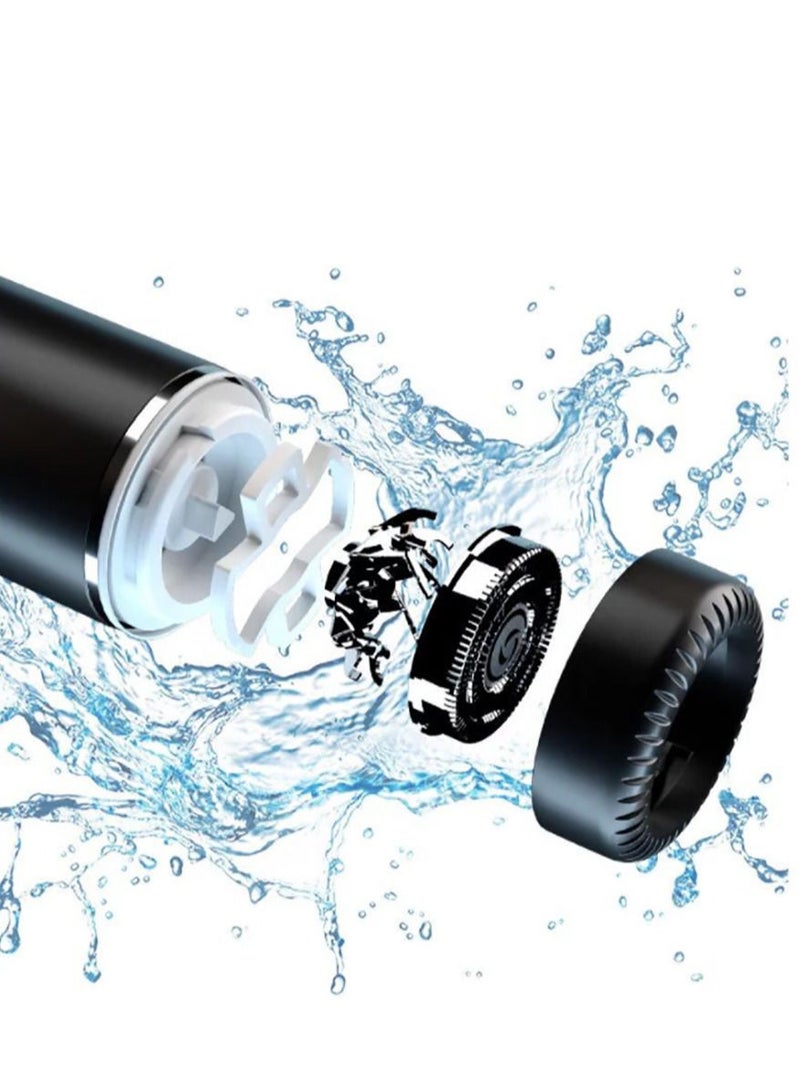 REBENUO Waterproof Rechargeable Wet Shaver with Full Metal Aluminum Alloy Body - Image 3