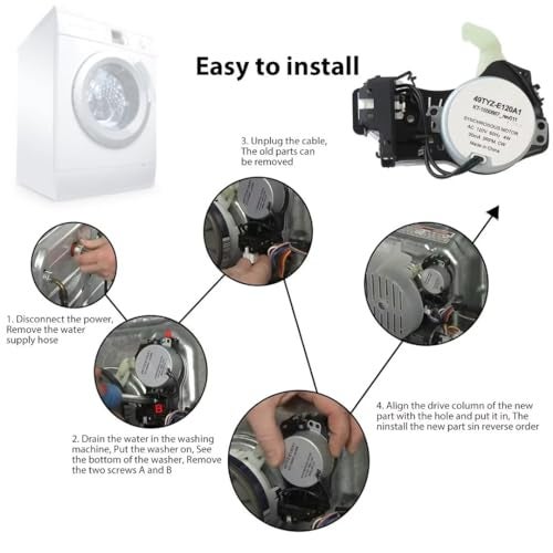 Gxcdizx 2025 Upgraded W10913953 Washer Shift Actuator for Ro-per RTW4516FW0 RTW4516FW1 RTW4516FW2 RTW4641BQ1 - Image 5
