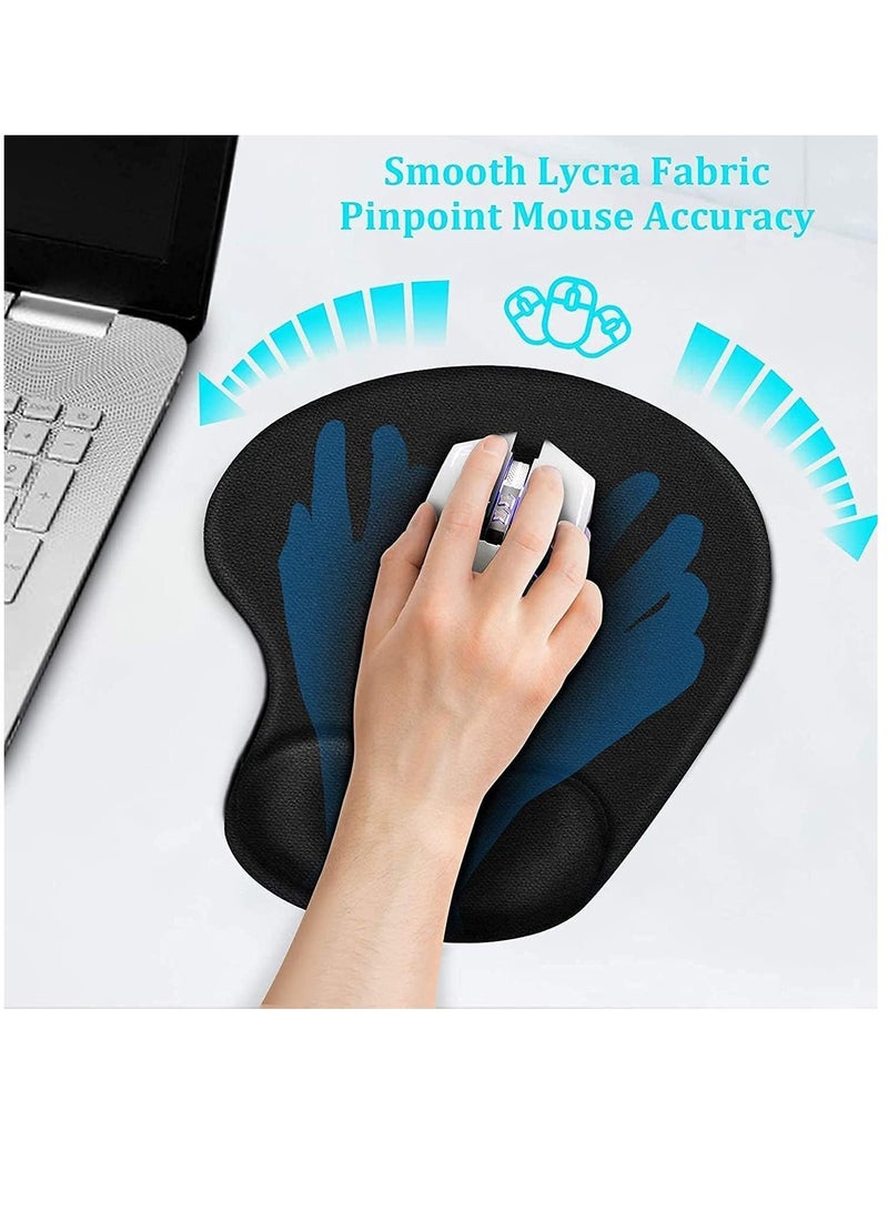 Ntech Mouse Pad With Wrist Support Black - Image 2