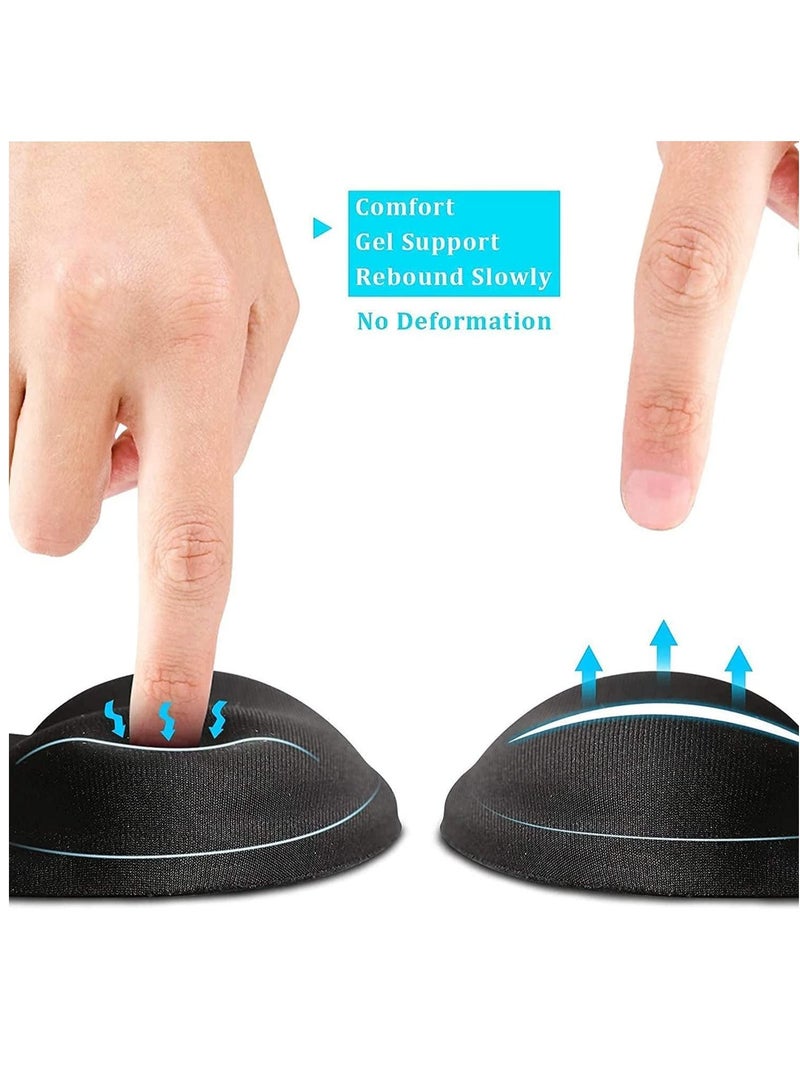 Ntech Mouse Pad With Wrist Support Black - Image 4