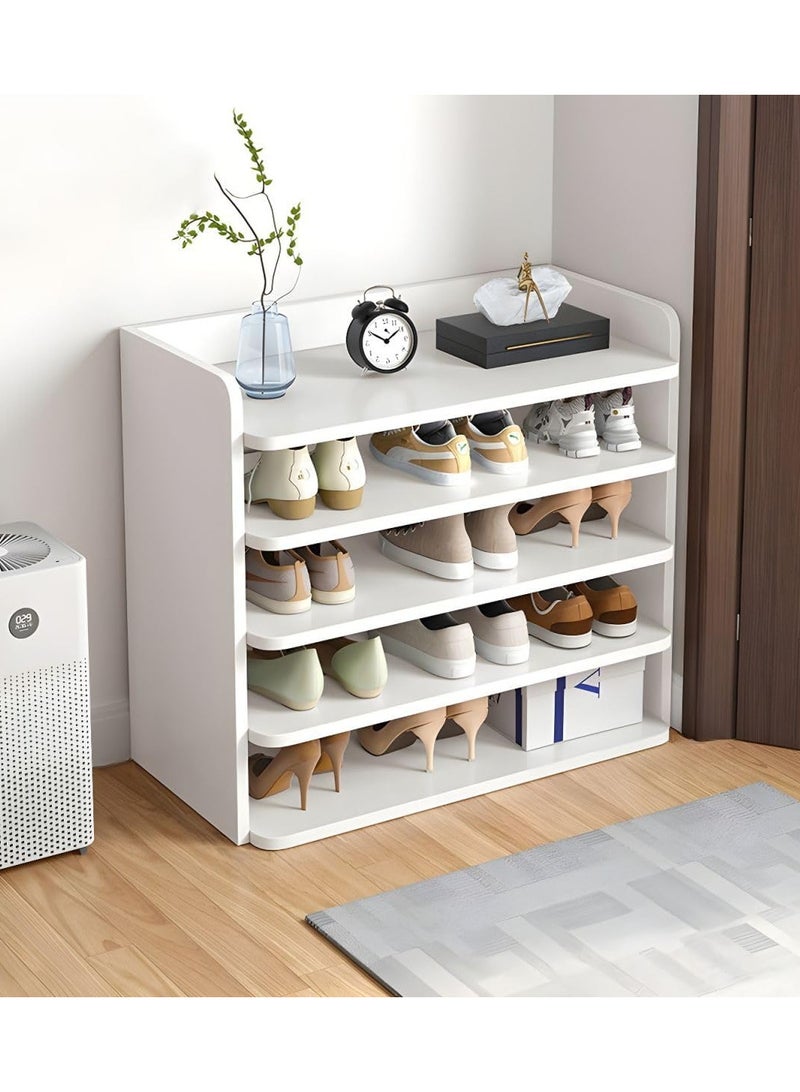 DubaiGallery 6-layer Shoe Storage Cabinet with Open Design, 3D Density Board, Layered Partition Storage Rack, Modern Concise Style Shoe Rack, Home Closet Entrance Corridor Entrance - Image 2