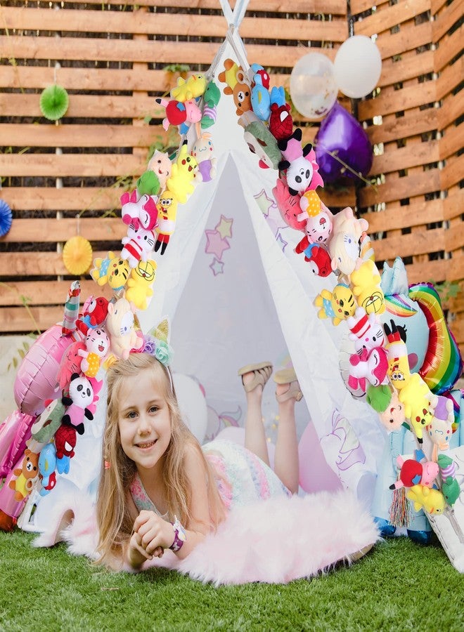 LONCHDAN 2PCS Stuffed Animals Storage Chain Organizers 80" Cotton Hanging Storage Chain with 40 Metal Clips Stuffed Animal Display Holder Chain for Wall or Corner Nursery Play Room - Image 5
