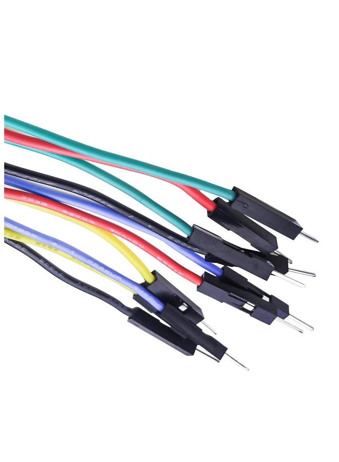Mini Grabber Test Hooks to Breadboard Male Jumper Wires Soft Flexible Silicone Test Leads for Electrical Testing  - Image 5