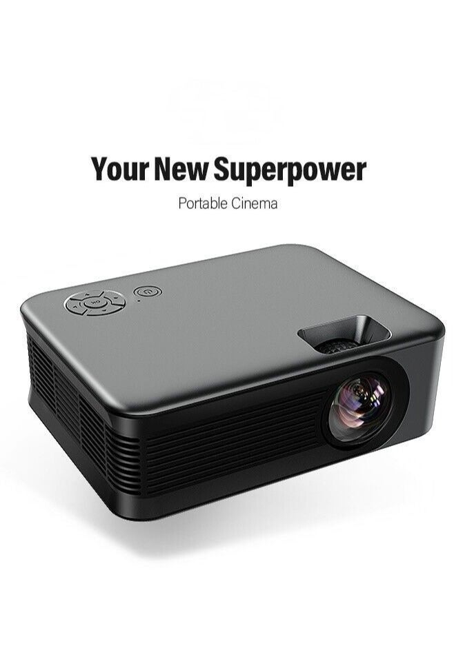 A30 MINI Projector, Portable 3D Theater, WIFI Sync Android/IOS Smartphone 4K 1080P Moive Videoprojector, LED Smart Cinema  - Image 1