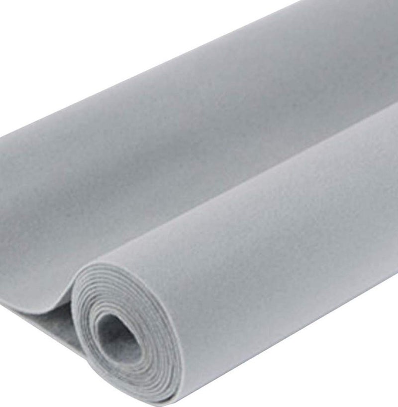 Self Adhesive Gray Velvet Flocking Liner for Jewelry Drawer Art Crafts DIY Project Velvet Fabric Peel and Stick Drawer Velvet Liner 177 x 787