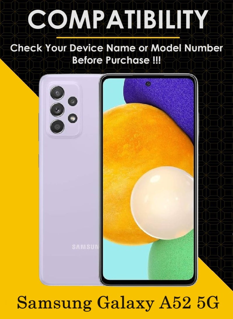 AINA 3 Pieces Tempered Glass Screen Protector 5D Designed For Samsung Galaxy A52 5G Full Glue Edge to Edge Full Screen Coverage And Bubble Free - Image 3
