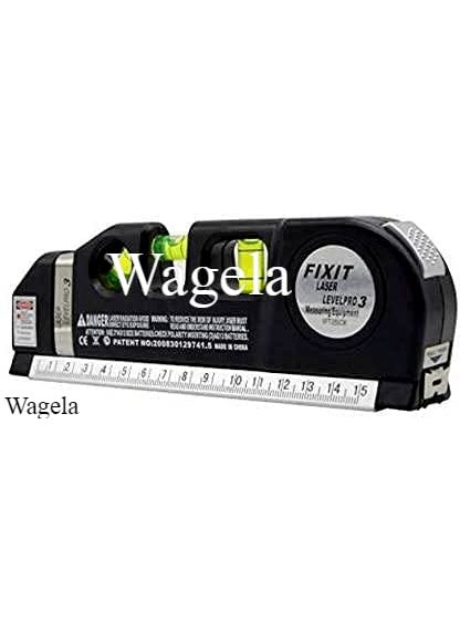 Wagela Wagela Laser Level Tool Multipurpose Laser Level Kit Standard Cross Line Laser level Laser Line leveler Beam Tool with Metric Rulers  - Image 2