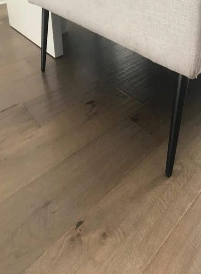 أرجل أريكة من زوهرا هاردوير، أرجل أريكة سوداء مخروطية الشكل، عبوة من 4 قطع (6 بوصات) - Image 3
