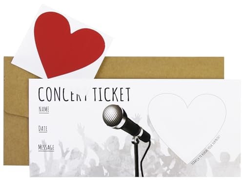 CJ&M Concert/Festival Scratch Card | Surprise Music Ticket | Personalisable - Concert, Festival, Gig | Birthday, Christmas - Image 2