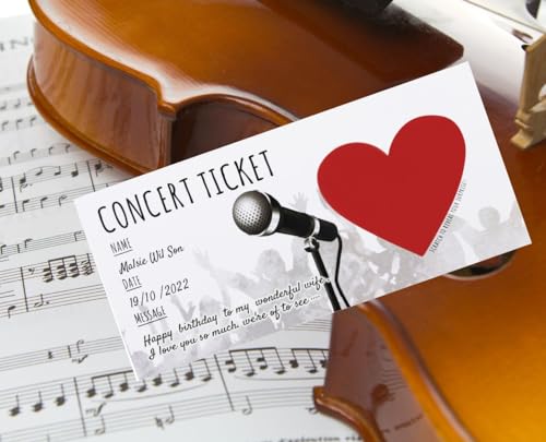 CJ&M Concert/Festival Scratch Card | Surprise Music Ticket | Personalisable - Concert, Festival, Gig | Birthday, Christmas - Image 5