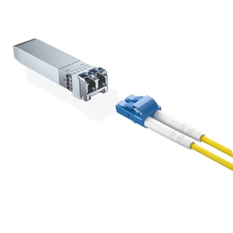 HFiber 10GBase-LR SFP+ جهاز إرسال واستقبال 2 حزمة لـ Cisco Ubiquiti Mikrotik Netgear D-Link TP-Link وحدة ألياف LC أحادية الوضع 1310nm 10km DDM أسود عالي الأداء - Image 4