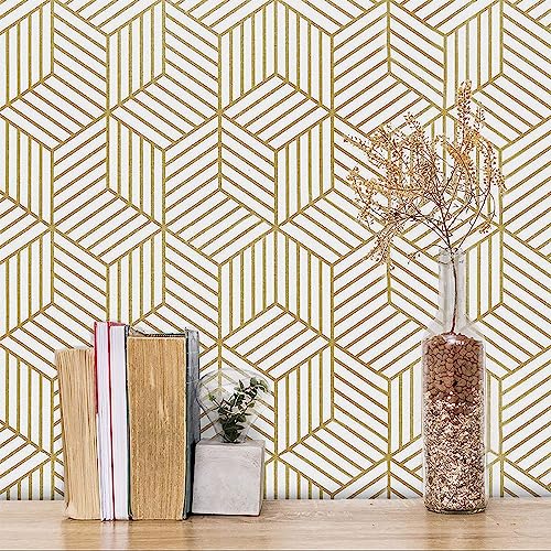 Barebeauty Self-Adhesive Wall Sticker Waterproof Anti Mode and Heat Resistant Drawer Kitchen Oil Proof Foil Stickers Kitchen Wallpaper (45cm X 300cm) (Pack of 1) - Image 1