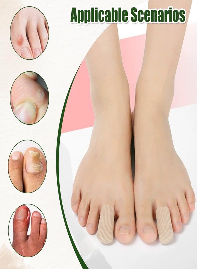 Flavizo 6pcs Fiber Toe Caps for Pain Relief, Soft Comfort, Anti-Friction Protection Breathable | Washable | Reusable | Multiple Sizes | for Women & Men - Image 3