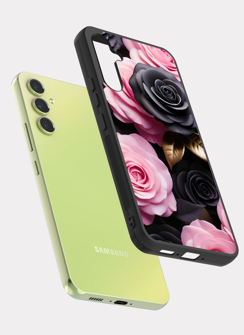 PXLAAT Samsung Galaxy A34 case cover Flowers - Image 2