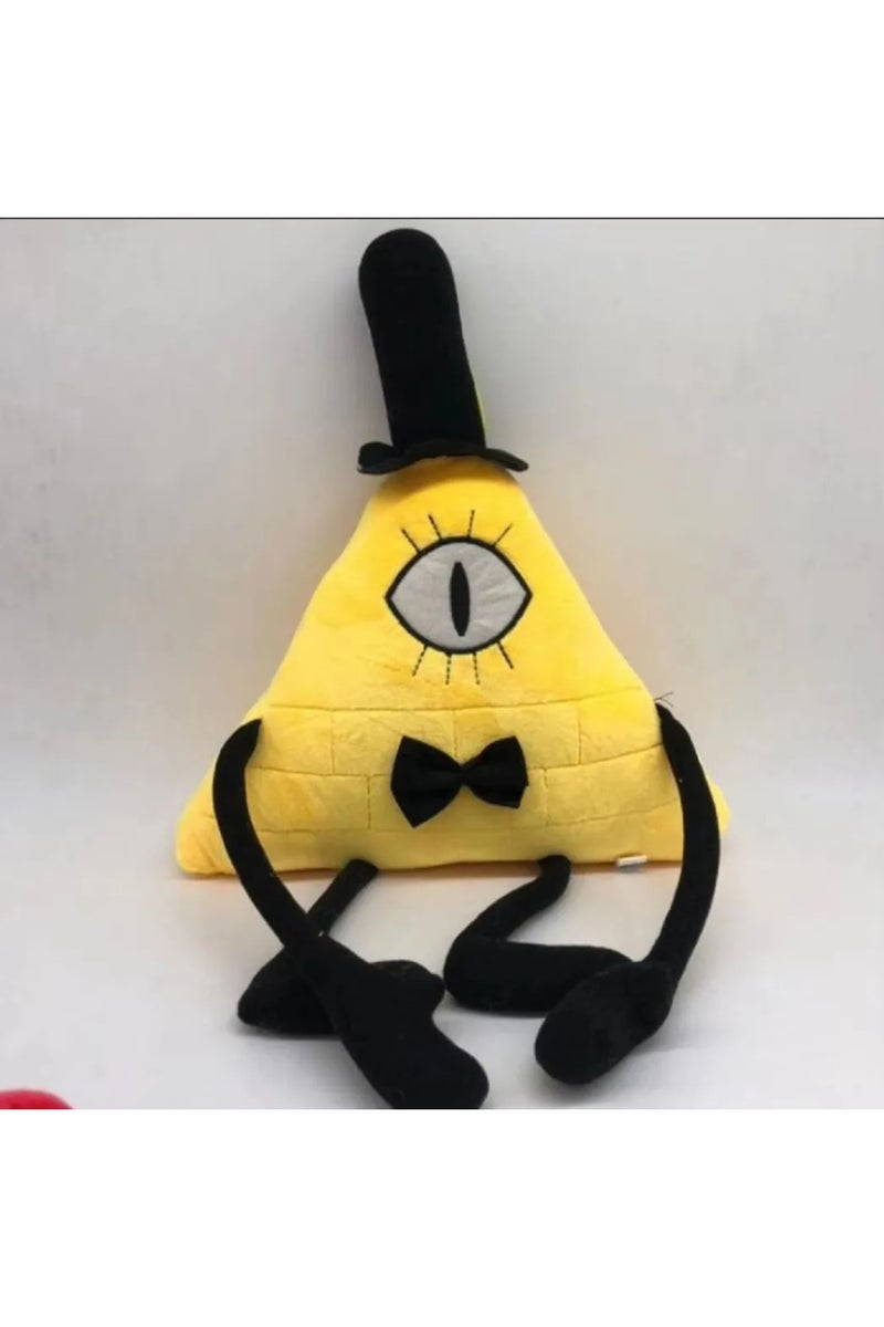 28cm Yellow 12inch Gravitys Falls Bill Cipher Plush Square Plushies Toy Cute Soft Stuffed Animal Dol