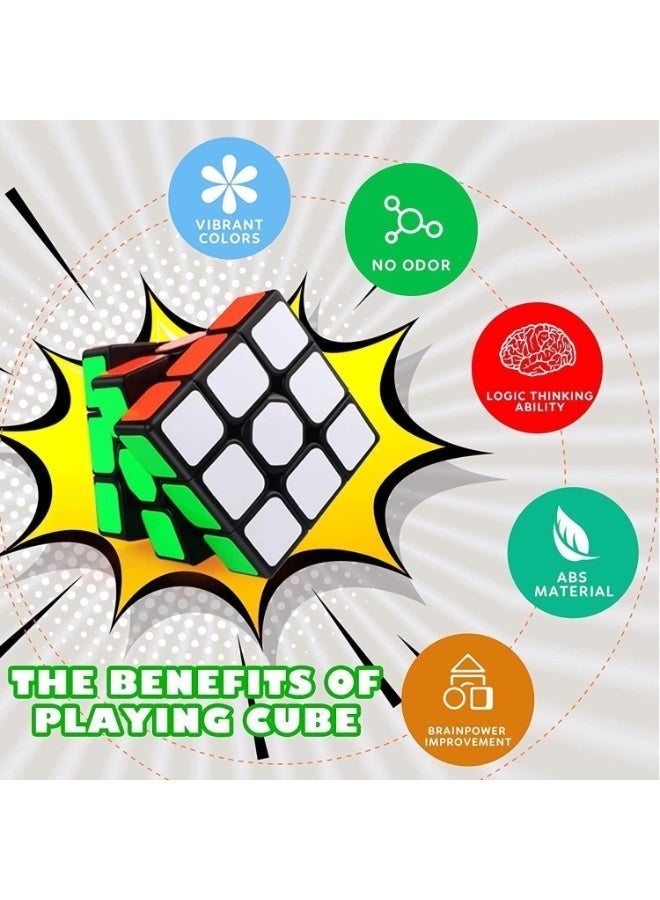 3x3 Mini Cubes Bulk 24 Pack, 1.18 inch Puzzle, Party Favors for Kids, Small Prizes, Little Fidget Toys for Goodie Bags Gift Bags - Image 4