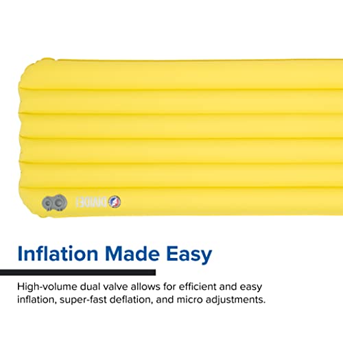 Big Agnes Divide - Lightweight, Compact, Air Chamber Sleeping Pad, Wide Regular, Warm Olive - Image 3