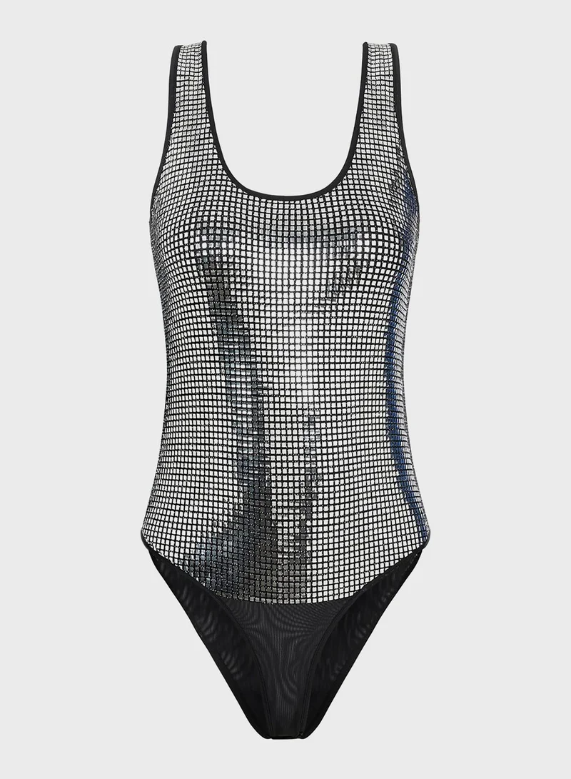 Nocturne Strappy Scoop Neck Bodysuit