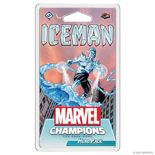 Asmodee Marvel Champions The Card Game Iceman Hero Pack  Superhero Strategy Game Cooperative Game for Kids and Adults Ages 14 14 Players 4590 Minute Playtime Made by Fantasy Flight Games - Image 1