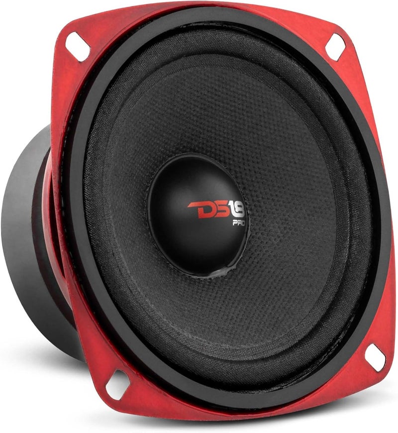 DS18 4-Inch 200W Series Max Single Car Audio Midrange Loudspeaker - Image 1