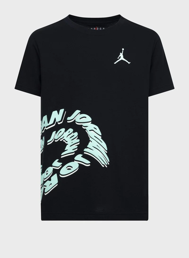 Jordan Youth Jordan Warped Galexy T-Shirt