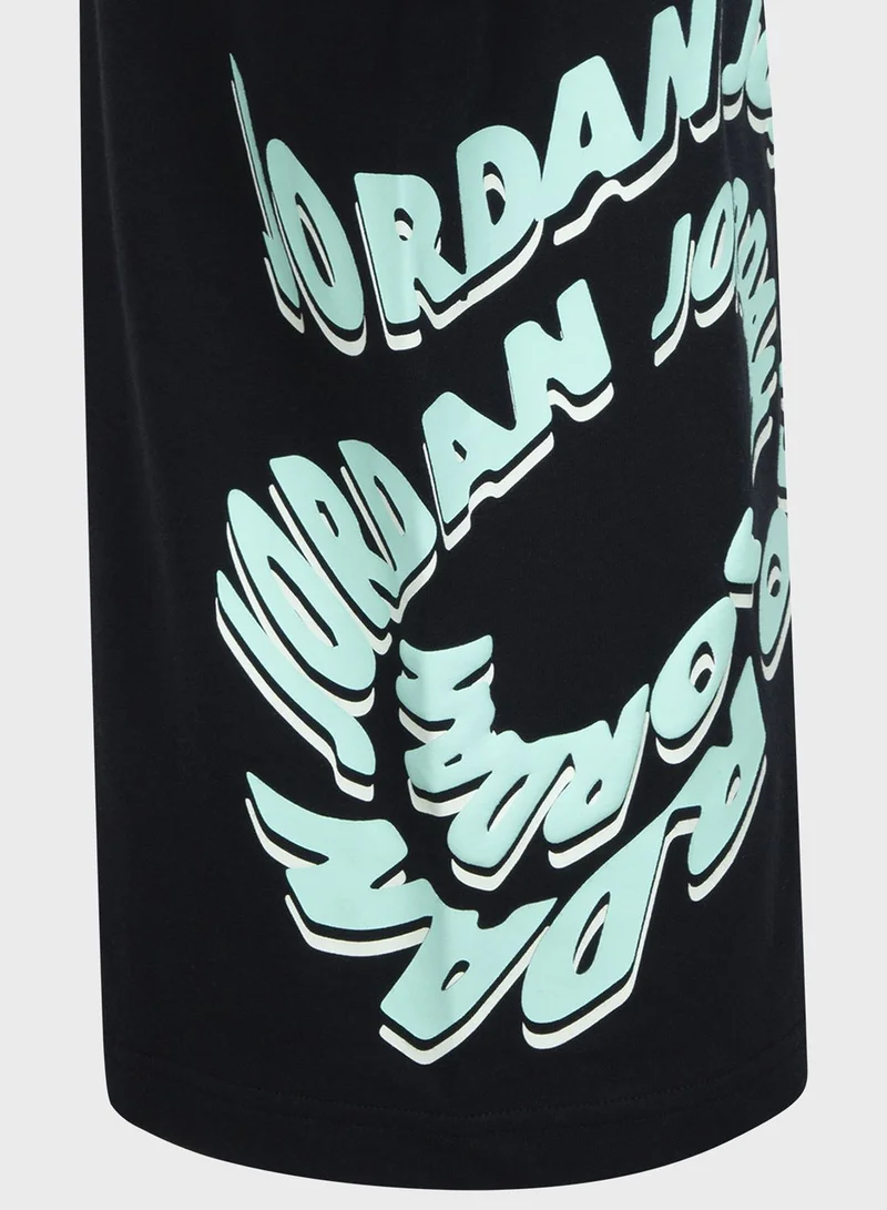 Jordan Youth Jordan Warped Galexy T-Shirt