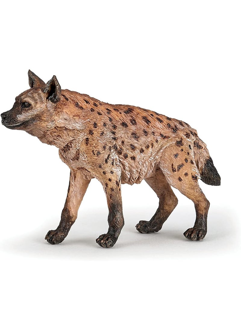 Papo Papo  Hyena Figurine  Wild Animal Kingdom  from 3 Years Old  Wildlife  Realistic  Hand Painted  Stimulates Imagination  9 x 2 x 55cm  Educational Toy  Gift idea for Kids  50252  - Image 1