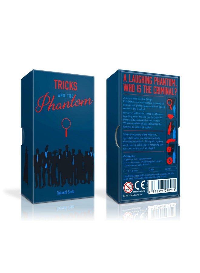Oink Games Tricks and The Phantom - Japanese Deduction Game | Ages 9+ | Find The True Criminal