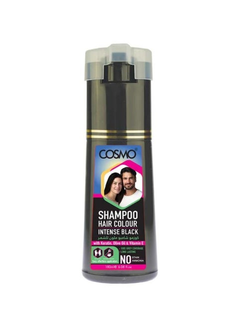 Intense Black Hair Color Shampoo 180ml