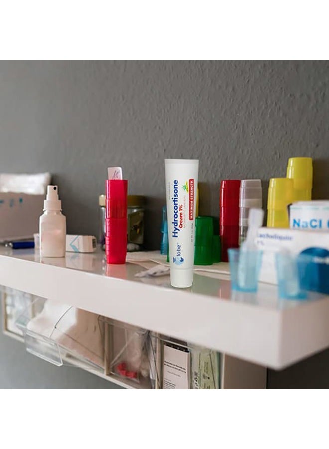 Globe Hydrocortisone Maximum Strength Cream 1% w/ Aloe, Anti-Itch Cream for Redness, Swelling, Itching, Rash & Dermatitis, Bug/Mosquito Bites, Eczema, Hemorrhoids & More - Image 5