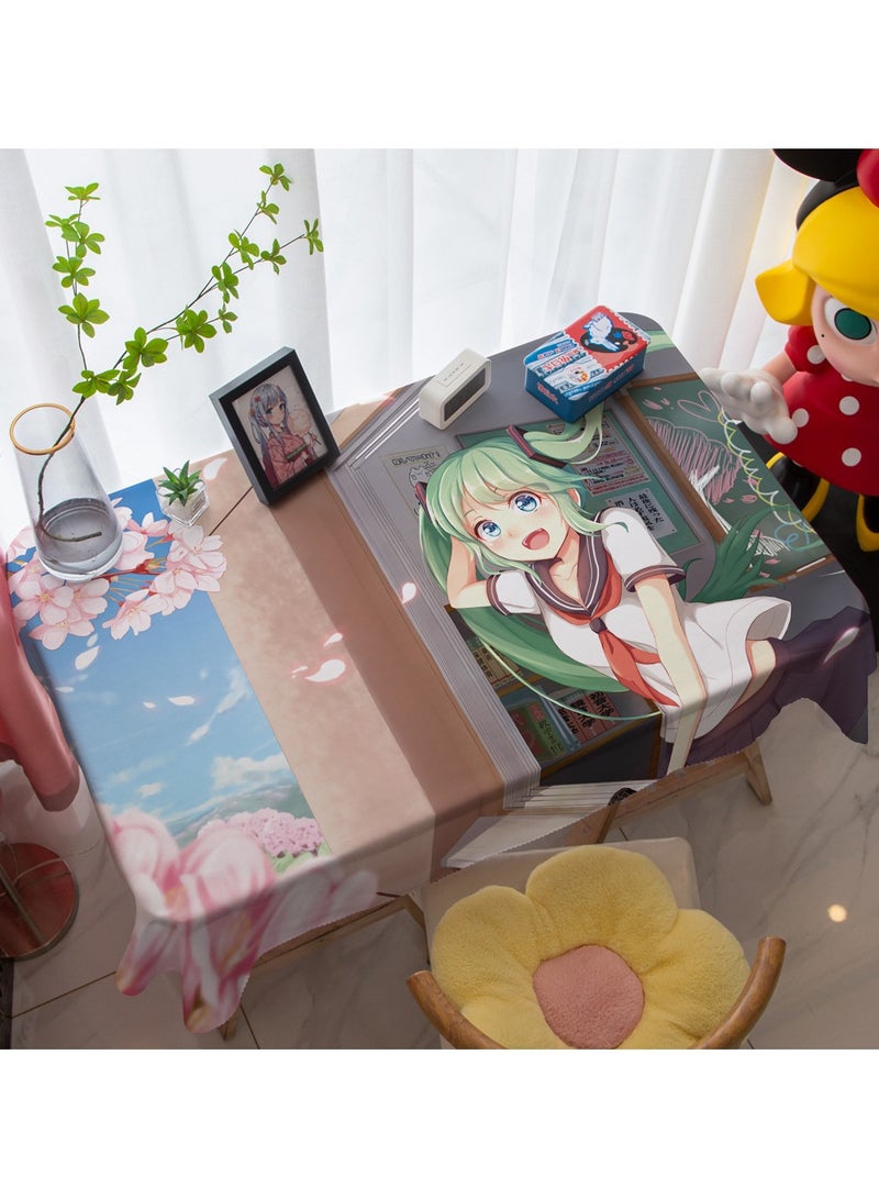 EBMINI New Anime Cartoon Waterproof Cloth Tablecloth 