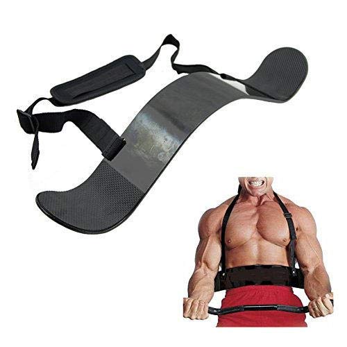 Tima Unisex Heavy Duty Arm Blaster Thick Gauge Aluminium-Bicep Blaster for Biceps and Triceps Workout, Black - Image 3