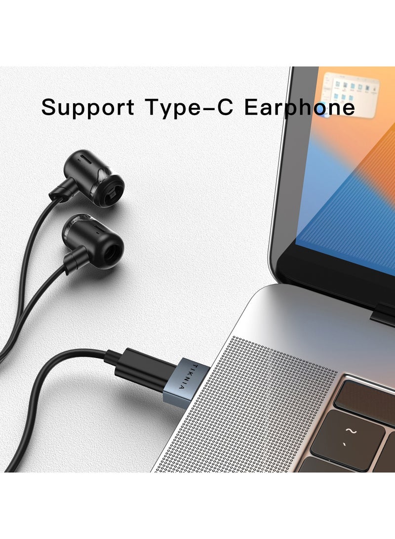 TIKNIA TIKNIA USB to USB C Adapter 3 Pack, USB C Female to A Male Car Charger, Type C Converter for iPhone, Apple Watch, Air pods, Compatible for Nintendo Switch, Samsung Galaxy, Laptop PC (Grey)  - Image 2