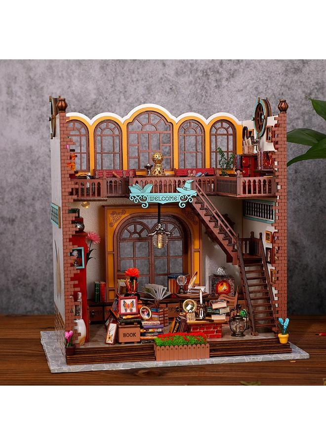 Bluejw Creative DIY Magic Book House 3D Handmade Assembled Ornaments Toy Gifts Toy Gifts - Image 4