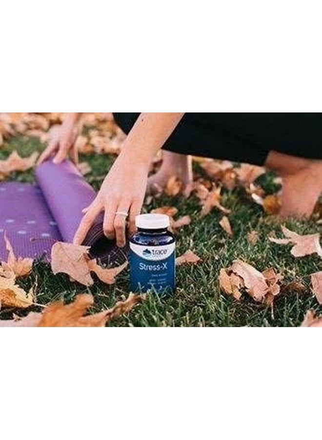 Trace Minerals Stress-X - Dietary Supplement with Dietary Fiber & Trace Minerals - Magnesium Supplement for Sleep Health Support - Formula with Vitamins A, B12, D & More - 60 Tablets (30 Servings) - Image 4