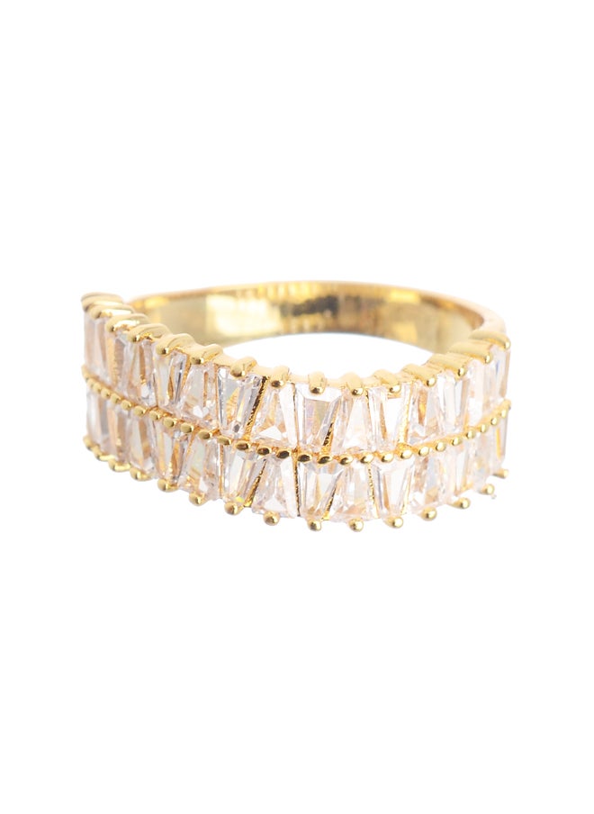 Akher el Ankoud - Zircon Stone Ring Size 17 - Image 1