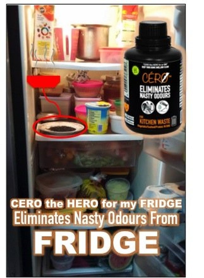 CERO ® A Multi Purpose Powder That Eliminates Stink from Fridge | Dustbin | Cupboard | Toilet | While Frying - Image 3