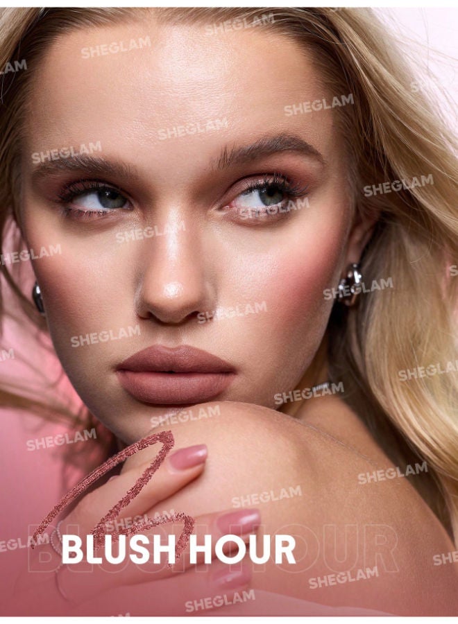 SHEGLAM Bold Booster Plumping Lip Liner Blush Hour - Image 5