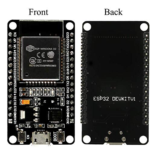 AiTrip ESP-WROOM-32 ESP32 ESP-32S Development Board 2.4GHz Dual-Mode WiFi + Bluetooth Dual Cores Microcontroller Processor Integrated with Antenna RF AMP Filter AP STA Compatible with Arduino IDE (1 PCS) - Image 4