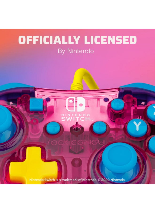 pdp PDP Rock Candy Wired Controller for Nintendo Switch/ Lite/ OLED - Bubblegum Princess Peach  - Image 2