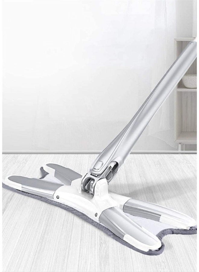 SUPAAR Spray Mop for Floor Cleaning, Wet and Dry Floor Cleaner, 360 Degree Spin Microfiber Dust Kitchen Mop with Washable Pad (grey)  - Image 1