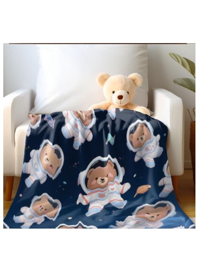 general Children's or student cartoon flannel thin blanket (warm and comfortable, suitable for sleep, games) 100cm*150cm - 571 - Image 4