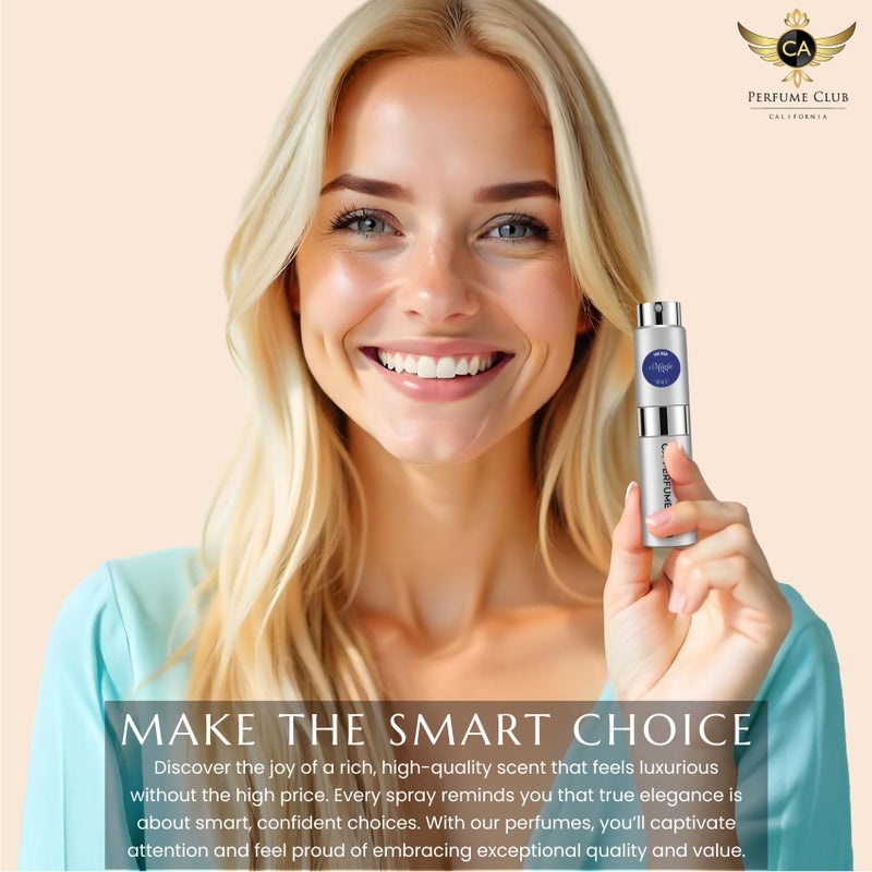 CA Perfume Impression of Light Blue For Her for Women Floral Fruity Scent Long Lasting Perfumes for Women Eau De Parfum Travel Size Refillable Atomizer Spray 0.27 Fl Oz 8ml - Image 3