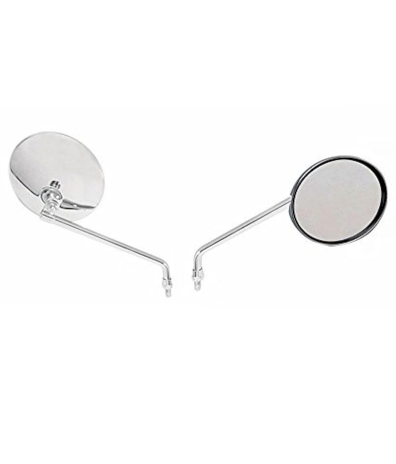 LOWRENCE Chrome Rear View Mirrors for Royal Enfield Thunderbird 350 - Set of 2 - Image 1
