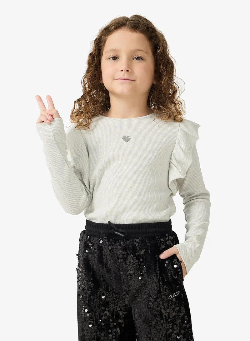 GUESS Kids Logo Crew Neck T-Shirt