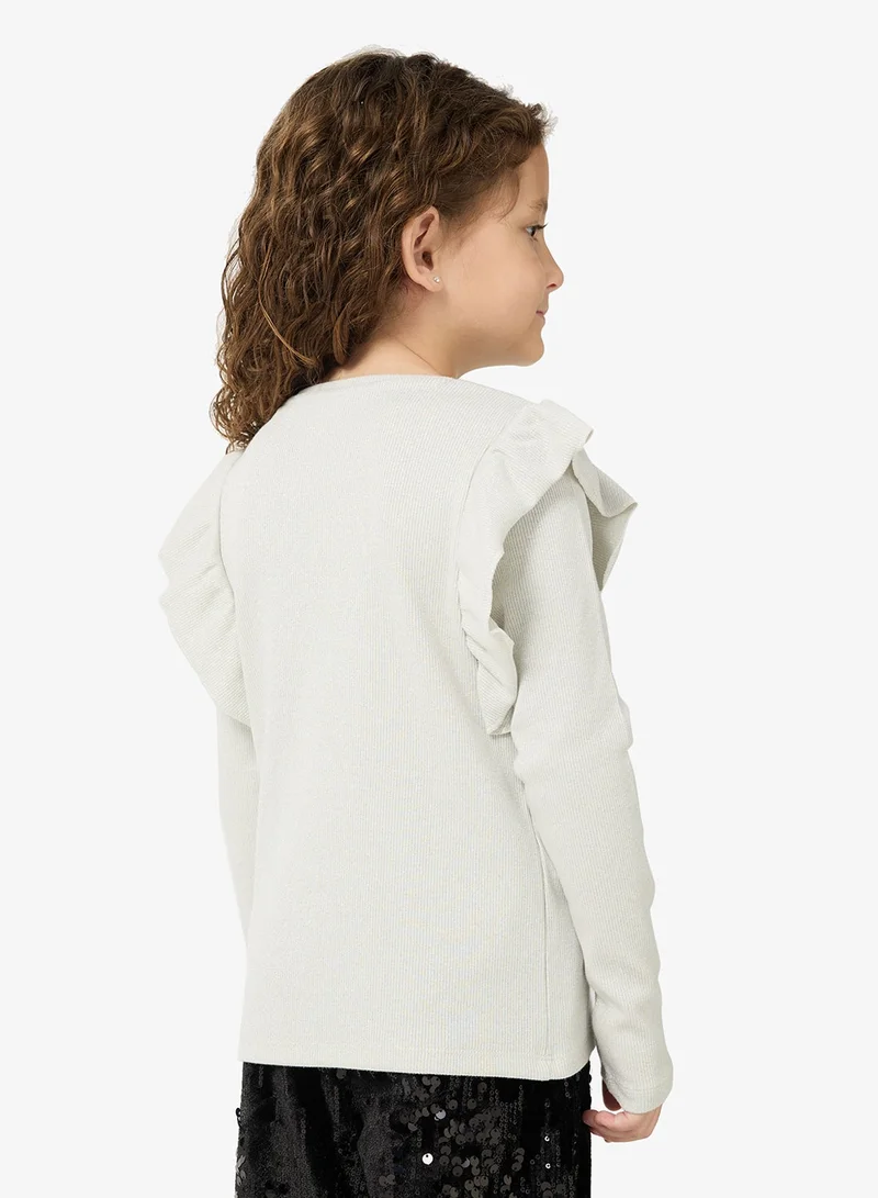 GUESS Kids Logo Crew Neck T-Shirt