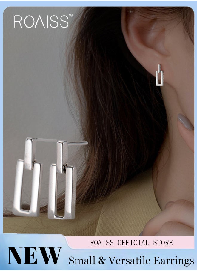 roaiss - Women Earrings Stylish Design Simple and Versatile Highlight Personal Temperament and Charm Small Earrings - Image 1