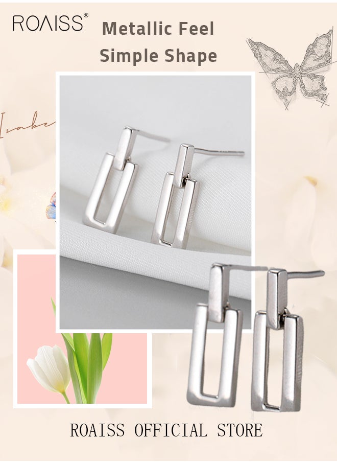 roaiss - Women Earrings Stylish Design Simple and Versatile Highlight Personal Temperament and Charm Small Earrings - Image 1