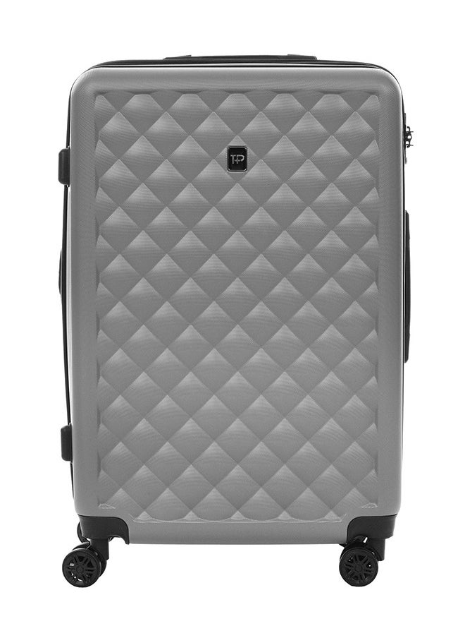Travel Plus مجموعة من 3 قطع من حقائب أمتعة بعجلات من مادة ABS مقاس 20 و26 و30 بوصة باللون الرمادي  - Image 2